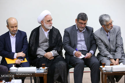 دیدار رییس‌ و اعضای مجمع تشخیص مصلحت نظام با مقام معظم رهبری