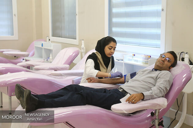 افزایش آمار مراجعه اهدا کنندگان خون در ماه مبارک رمضان