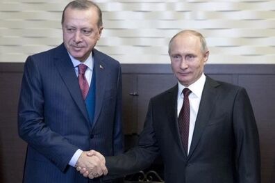 پوتین پیروزی مجدد اردوغان را تبریک گفت