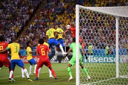 نتیجه بازی بلژیک و برزیل در نیمه نخست