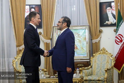 دیدار وزیر خارجه انگلیس و دبیر شورای عالی امنیت ملی