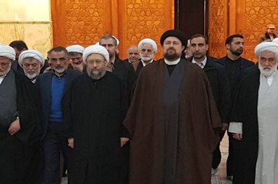تجدید میثاق آملی لاریجانی با بنیانگذار کبیر انقلاب اسلامی ایران