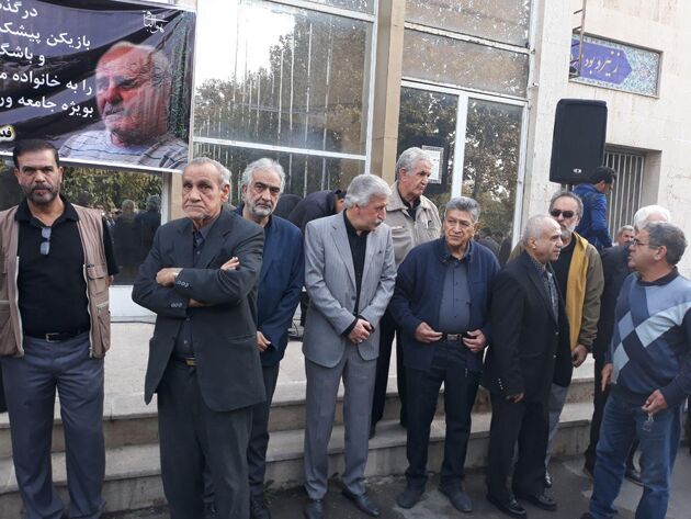مراسم تشییع پیکر مرحوم افتخاری صبح امروز برگزار شد 