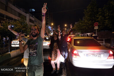 کرمانی ها مشارکت پرشور انتخاباتی را جشن گرفتند