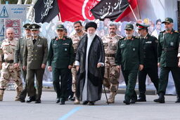 حضور رهبر انقلاب در مراسم دانش‌ آموختگی دانشجویان دانشگاه امام 
حسین(ع) 