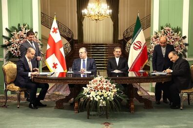 امضای 5 سند همکاری و بیانیه مشترک ایران و گرجستان