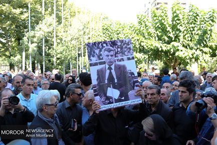 مراسم تشییع پیکر عطا الله بهمنش