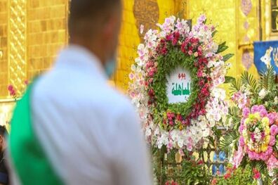 جشن مباهله در حرم امام علی (ع) برگزار شد +تصاویر