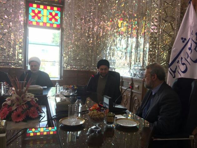 عمار حکیم با علی لاریجانی دیدار کرد