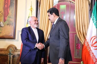ظریف به دیدار نیکولاس مادورو رفت