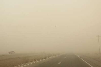 حداکثر سرعت وزش باد در منطقه سیستان به 70 کیلومتر بر ساعت رسید