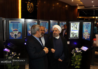 بازدید حسن روحانی از ستاد انتخابات کشور