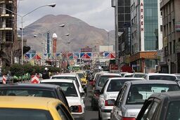 ترافیک نیمه‌سنگین اما روان در برخی از محورهای مواصلاتی کرمانشاه