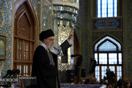 سخنرانی مقام معظم رهبری در اجتماع زائران و مجاوران حرم رضوی