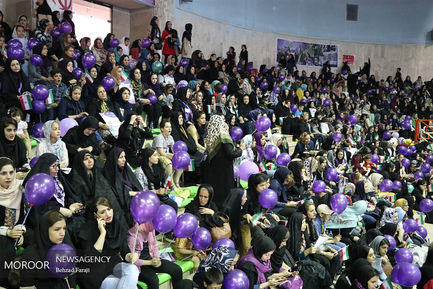 جشن پیروزی هواداران حسن روحانی در کرمانشاه