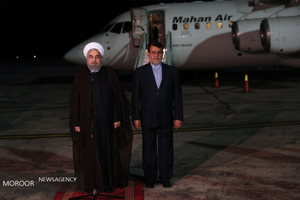 ورود روحانی به بندرعباس