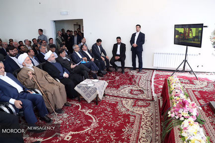 افتتاح خط راه آهن تهران – همدان توسط رییس جمهور