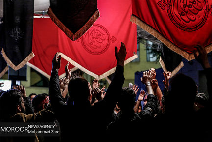 مراسم عزاداری شب عاشورای حسینی در هییت هنر