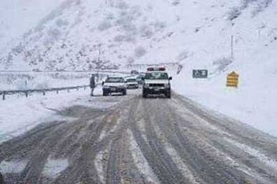 بارش برف و باران در جاده‌های شمالی و غربی کشور