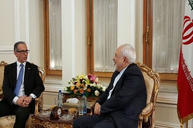 دیدار خداحافظی سفیران اروگوئه و بنین با ظریف