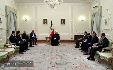 تقدیم استوار نامه سفرای چهار کشور به رییس جمهور