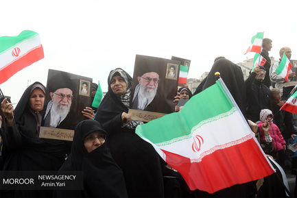 راهپیمایی مردمی حمایت از اقتدار و امنیت در تهران