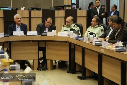 جلسه شورای مدیریت بحران شهر تهران