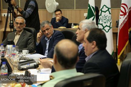 جلسه شورای مدیریت بحران شهر تهران