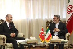 وزیر کشور ترکیه در سفر به تهران با وزیر کشور دیدار و گفتگو کرد