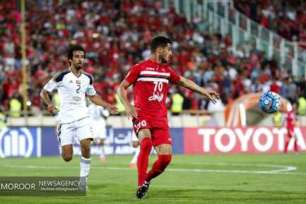 دیدار تیم های فوتبال پرسپولیس ایران و الوحده امارات