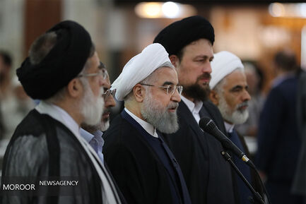 رییس جمهور در حرم مطهر امام خمینی (ره)